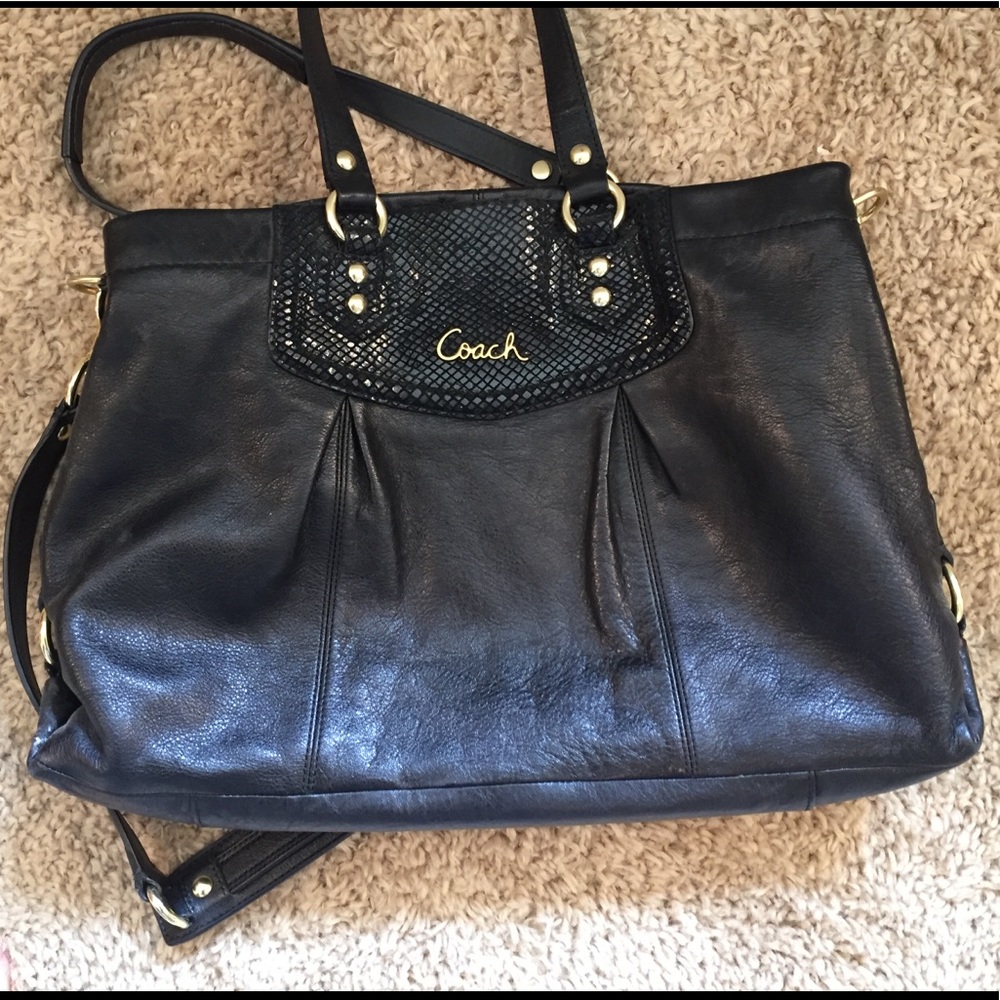 Authentic Coach Ashley Python. Excellent Condition - image 1